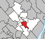 Joliette Quebec location diagram